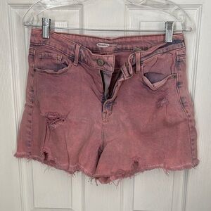 Old Navy Faded Pink Jean Shorts